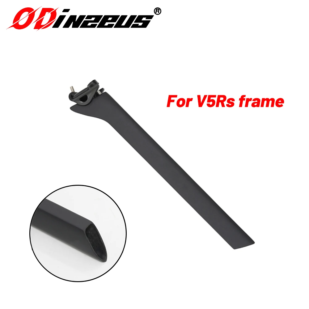 ODINZEUS V5Rs Road Bike Seatpost, Ultralight Carbon Fiber Seatpost, 15mm Offset, 350mm Length, Black/Matte, Bike Accessories
ODINZEUS V5Rs Road Bike Seatpost, Ultralight Carbon Fiber Seatpost, 15mm Offset, 350mm Length, Black/Matte, Bike Accessories