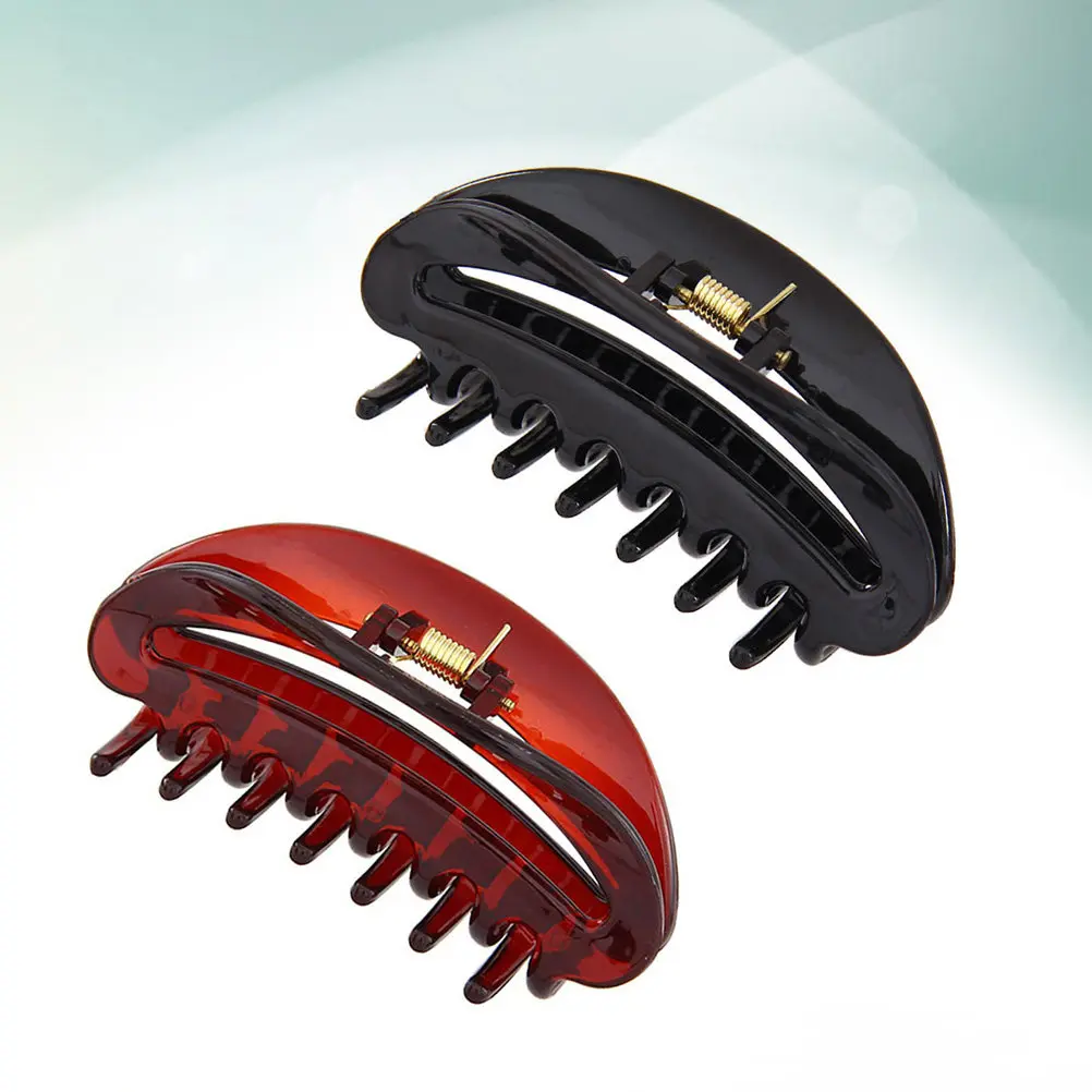 2Pcs Unique Semicircular Hair Clips High-Quality Paint Finish Long-Lasting Claw Clips for Women Girls Thick Hair Styling Tool
2Pcs Unique Semicircular Hair Clips High-Quality Paint Finish Long-Lasting Claw Clips for Women Girls Thick Hair Styling Tool