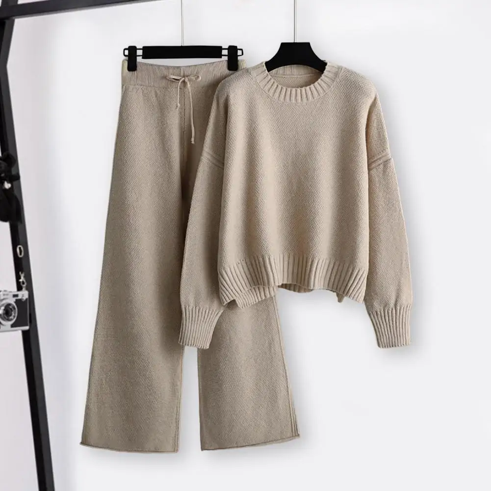 2024 Women's Casual Two Piece Knitted Tracksuit Sets Winter Warm Sweater Pant 2 Piece Warm Set Outfits
2024 Women's Casual Two Piece Knitted Tracksuit Sets Winter Warm Sweater Pant 2 Piece Warm Set Outfits