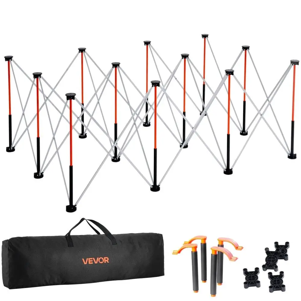 Portable Folding Workstand 6.12x4.14ft Collapsible Tool Stand Heavy Duty 4500lbs Capacity Adjustable Workbench for Garage and
Portable Folding Workstand 6.12x4.14ft Collapsible Tool Stand Heavy Duty 4500lbs Capacity Adjustable Workbench for Garage and
