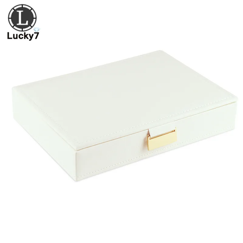 White Portable Jewelry Box Detachable Earrings Jewelry Packaging Storage Exhibition Box Bracelet Display Jewerly Organizer Case
White Portable Jewelry Box Detachable Earrings Jewelry Packaging Storage Exhibition Box Bracelet Display Jewerly Organizer Case