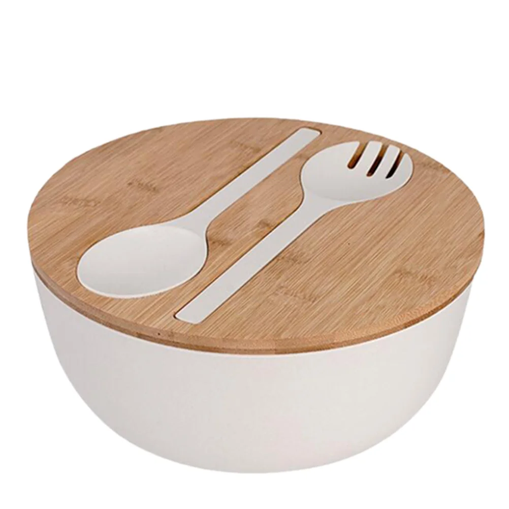 Bamboo Fiber Salad Bowl Set Eco Bowl Kitchen Cutlery Spoon Fork Biodegradable Material Easy Clean Christmas
Bamboo Fiber Salad Bowl Set Eco Bowl Kitchen Cutlery Spoon Fork Biodegradable Material Easy Clean Christmas