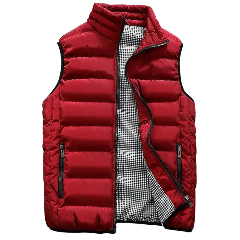 Brand Clothing Vests Cotton Padded Men Vest Men Waistcoat Big Size Mens Jacket Sleeveless Vest Winter Fashion Casual Slim Coat
Brand Clothing Vests Cotton Padded Men Vest Men Waistcoat Big Size Mens Jacket Sleeveless Vest Winter Fashion Casual Slim Coat