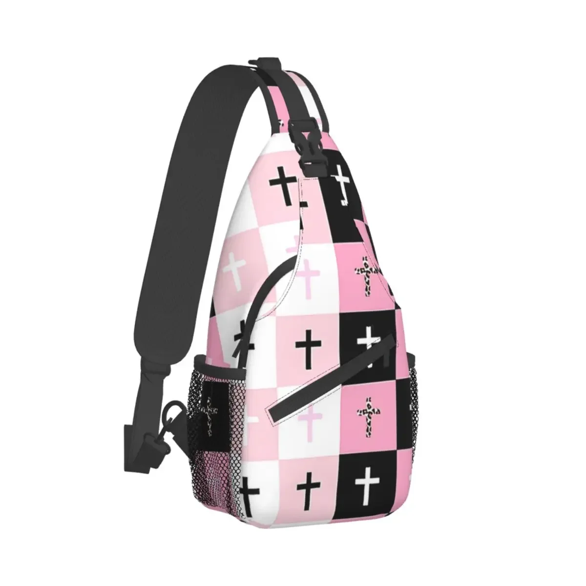 Cross Crucifixion Crossbody Bag Sports Colorful Leopard Christian Cross Pattern Chest Bag Unisex Shoulder Backpacks Travel
Cross Crucifixion Crossbody Bag Sports Colorful Leopard Christian Cross Pattern Chest Bag Unisex Shoulder Backpacks Travel