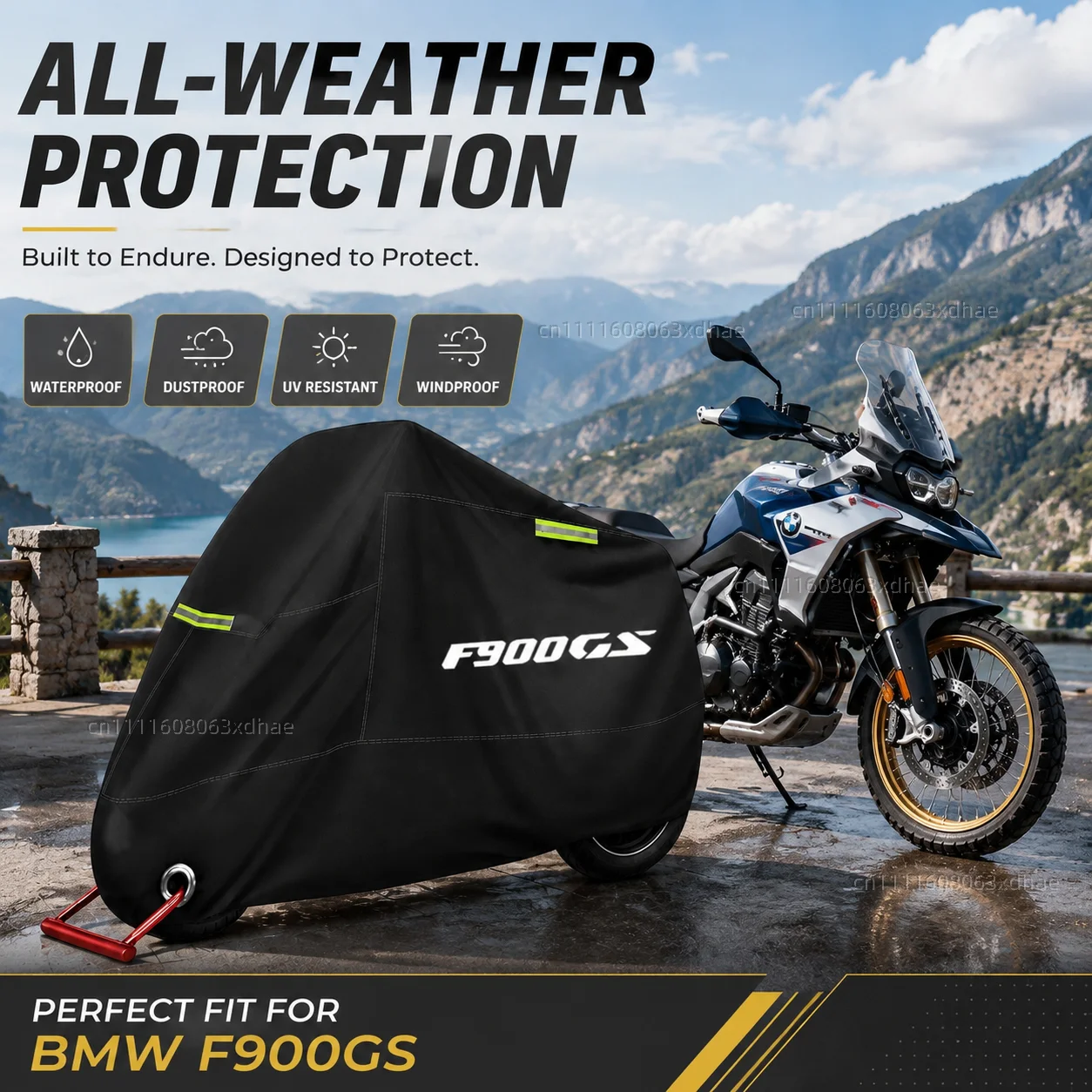All-Weather Motorcycle Cover Outdoor Protection Waterproof 190T Oxford Cloth For For BMW F900GS ADVENTURE F 900 GS ADVENTURE F
All-Weather Motorcycle Cover Outdoor Protection Waterproof 190T Oxford Cloth For For BMW F900GS ADVENTURE F 900 GS ADVENTURE F
