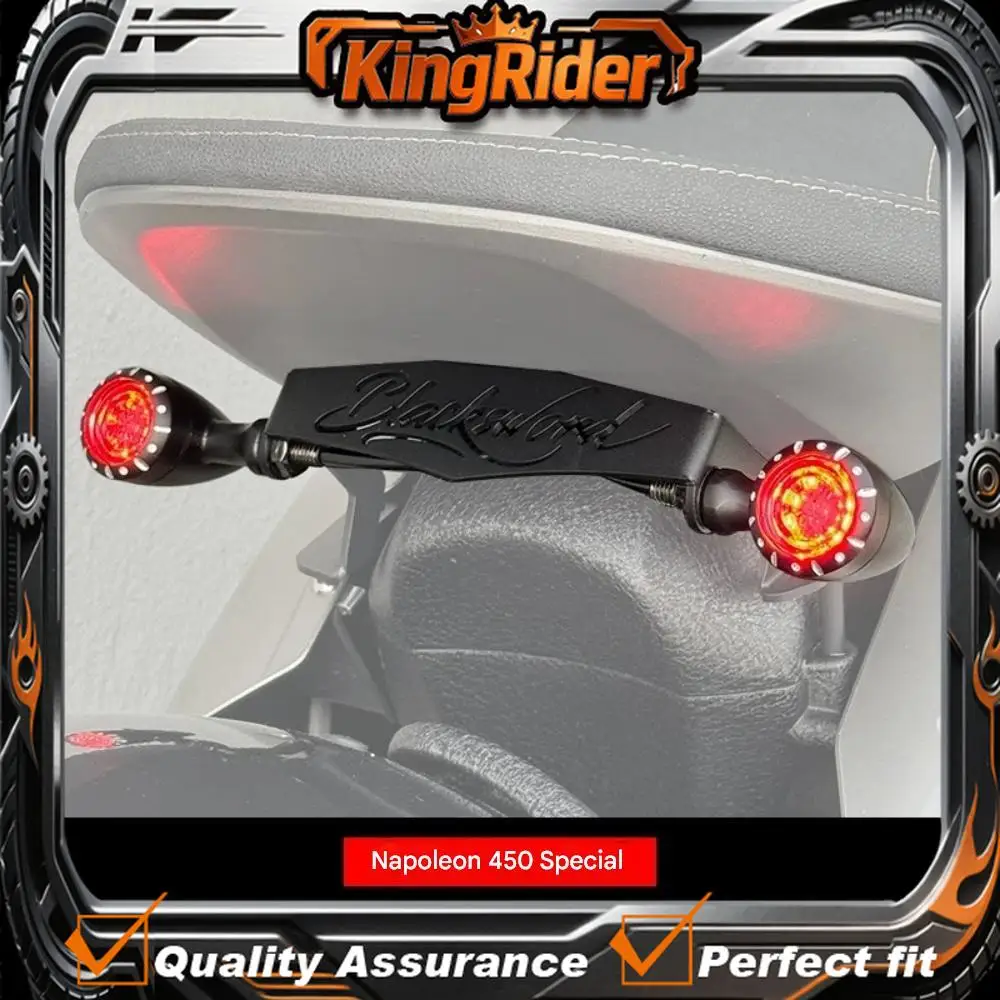 Motorcycle modification: sequential taillight and rear turn signal LED three-in-one light accessories for Benda Napoleon 500
Motorcycle modification: sequential taillight and rear turn signal LED three-in-one light accessories for Benda Napoleon 500
