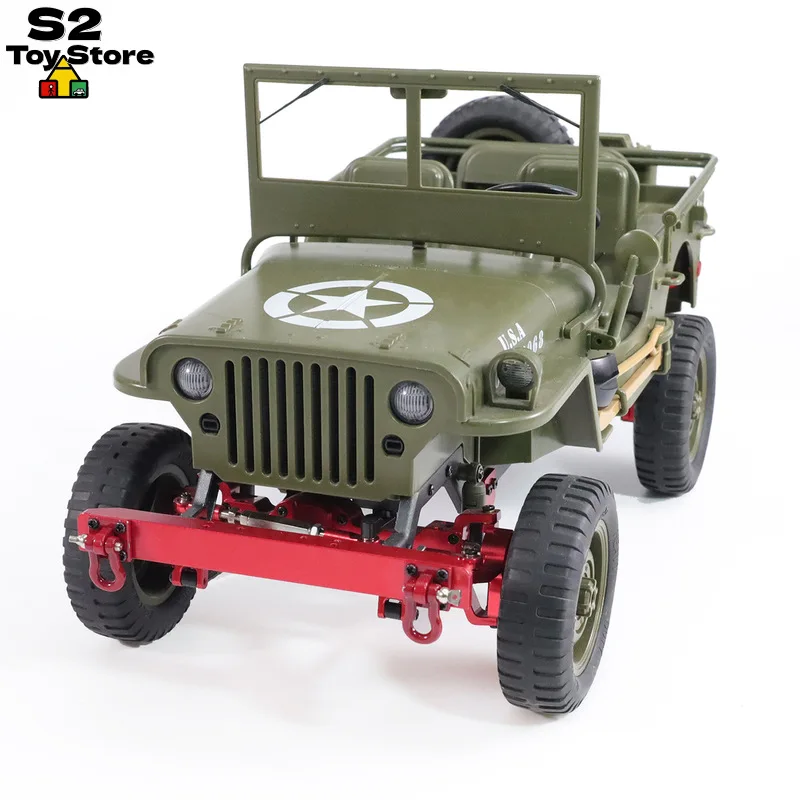 JJRC Remote Control Car 1/10 Scale Willys Jeep Aluminum Alloy Front Bumper Upgrade Parts With Tow Hooks C8815
JJRC Remote Control Car 1/10 Scale Willys Jeep Aluminum Alloy Front Bumper Upgrade Parts With Tow Hooks C8815