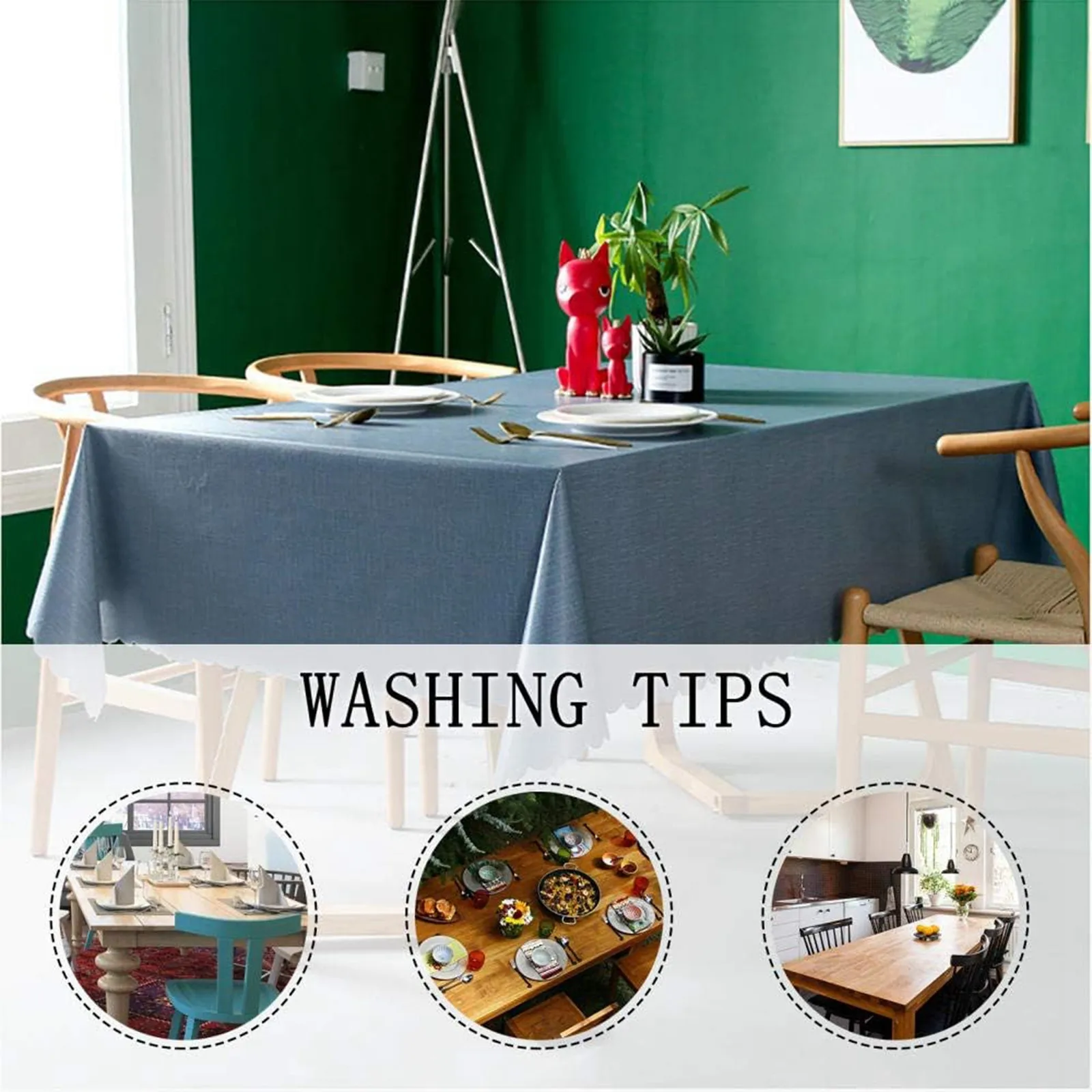 Waterproof And Oil-Proof Tablecloth No-Wash And Heat-Resistant Solid Color Rectangular Desk Coffee Table Tablecloth Pvc Table 
Waterproof And Oil-Proof Tablecloth No-Wash And Heat-Resistant Solid Color Rectangular Desk Coffee Table Tablecloth Pvc Table
