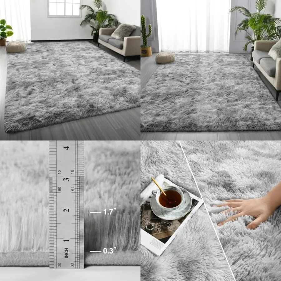 Large Shag Area Rugs, Tie-Dyed Plush Fuzzy Rug for Living Room, Ultra Soft Fluffy Furry Rugs for Bedroom, Indoor Carpet Nursery
Large Shag Area Rugs, Tie-Dyed Plush Fuzzy Rug for Living Room, Ultra Soft Fluffy Furry Rugs for Bedroom, Indoor Carpet Nursery