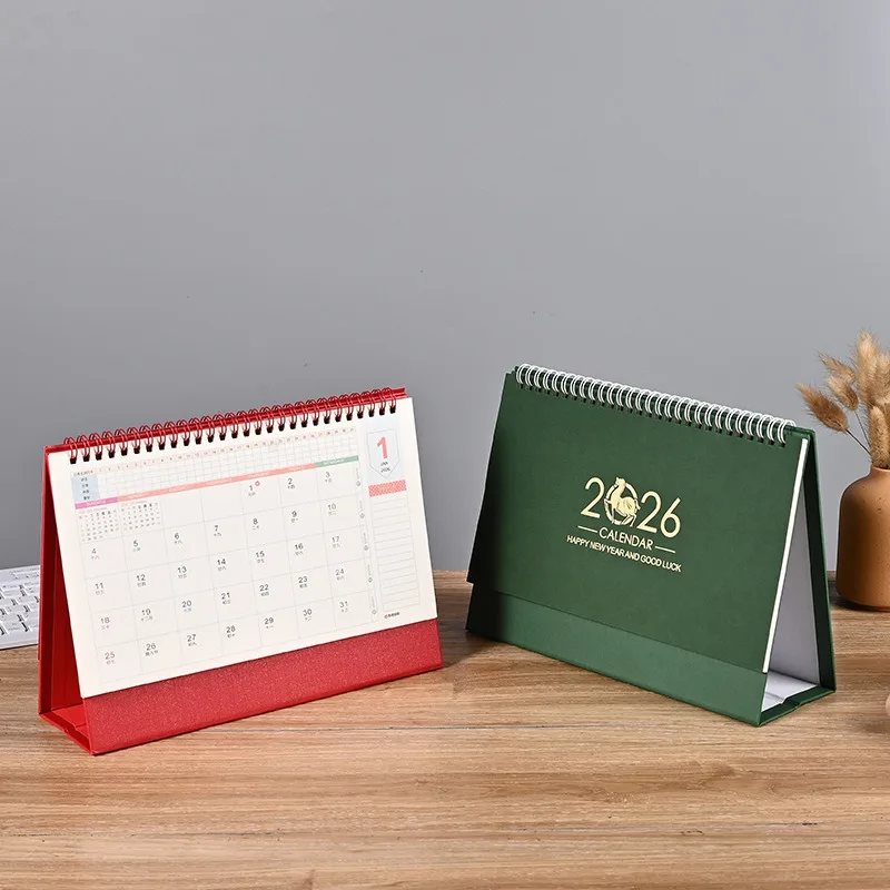 2026 Business Style Simple Desktop Calendar - Creative spiral Binding desk calendar for desktop decoration and office stationery
2026 Business Style Simple Desktop Calendar - Creative spiral Binding desk calendar for desktop decoration and office stationery