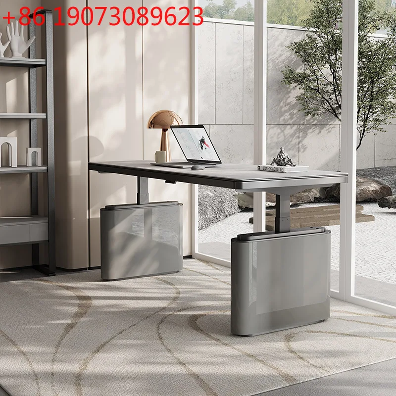 Modern light luxury electric lifting computer desk standing desk home slate desk
Modern light luxury electric lifting computer desk standing desk home slate desk