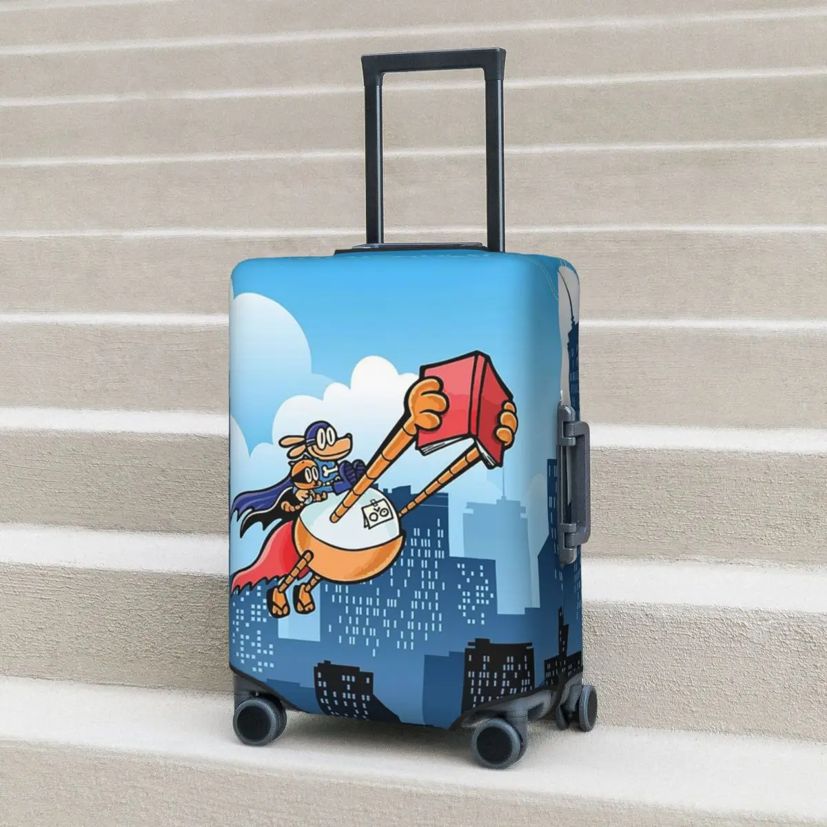 Dog Guy And Cat Child - Supa Buddies Suitcase Cover Protection Elastic Trip Luggage Protector Covers for 18-32 Inch
Dog Guy And Cat Child - Supa Buddies Suitcase Cover Protection Elastic Trip Luggage Protector Covers for 18-32 Inch