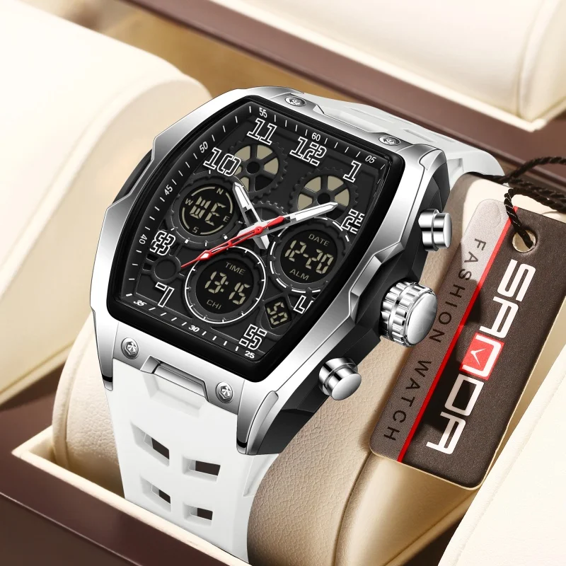SANDA 6266 Новые часы Styleman с винной бочкой, модные спортивные светящиеся водонепроницаемые кварцевые часы, автоматические часы
SANDA 6266 Новые часы Styleman с винной бочкой, модные спортивные светящиеся водонепроницаемые кварцевые часы, автоматические часы