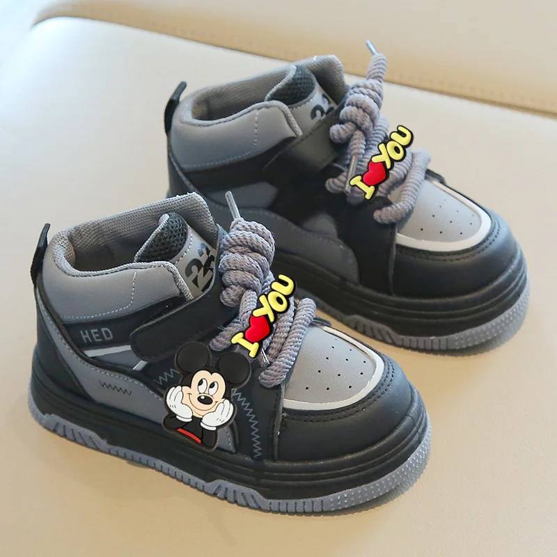 Детские кроссовки Stitch, высокие спортивные туфли Disney, весна-осень, детские мягкие кроссовки для первых ходунков, повседневная обувь для девочек, мальчик с Микки Маусом
Детские кроссовки Stitch, высокие спортивные туфли Disney, весна-осень, детские мягкие кроссовки для первых ходунков, повседневная обувь для девочек, мальчик с Микки Маусом