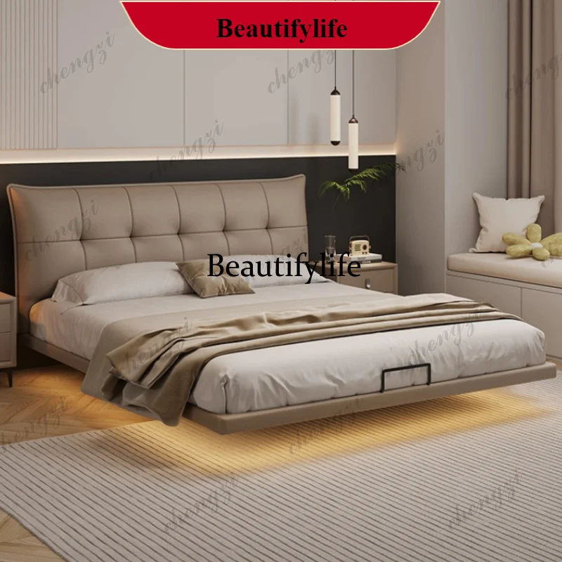 K182Modern simple leather suspension bed with light Double bed 2 people lit 150x200 180x200 200x220 cm bedroom beds frames furni
K182Modern simple leather suspension bed with light Double bed 2 people lit 150x200 180x200 200x220 cm bedroom beds frames furni