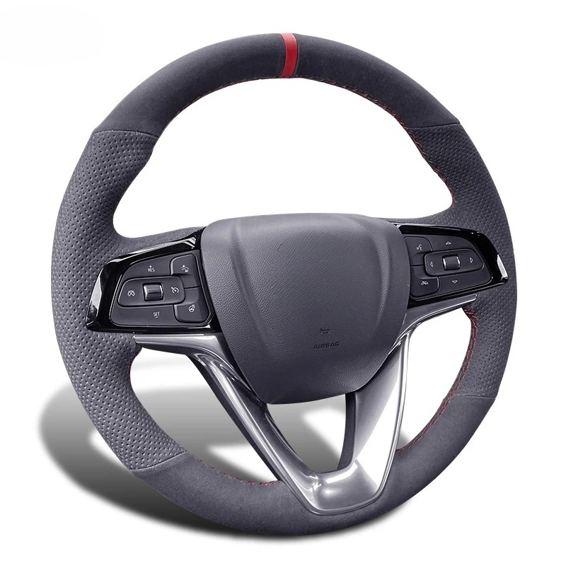 DIY Hand Sewn Suede Steering Wheel Cover For Buick Envision S/Plus Regal GS Excelle Verano Pro Enclave GL6 Car Accessories 
DIY Hand Sewn Suede Steering Wheel Cover For Buick Envision S/Plus Regal GS Excelle Verano Pro Enclave GL6 Car Accessories