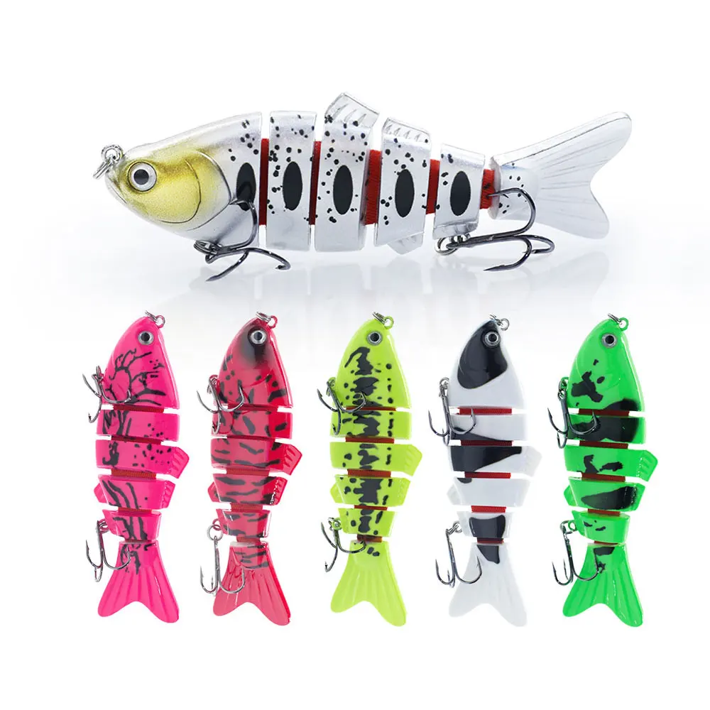Hanlin 100mm 18g Multi Jointed Artificial Fishing Lure Wobblers Lifelike Swimbait Slow Sinking Hard Plastic Pike Bass Tackle
Hanlin 100mm 18g Multi Jointed Artificial Fishing Lure Wobblers Lifelike Swimbait Slow Sinking Hard Plastic Pike Bass Tackle