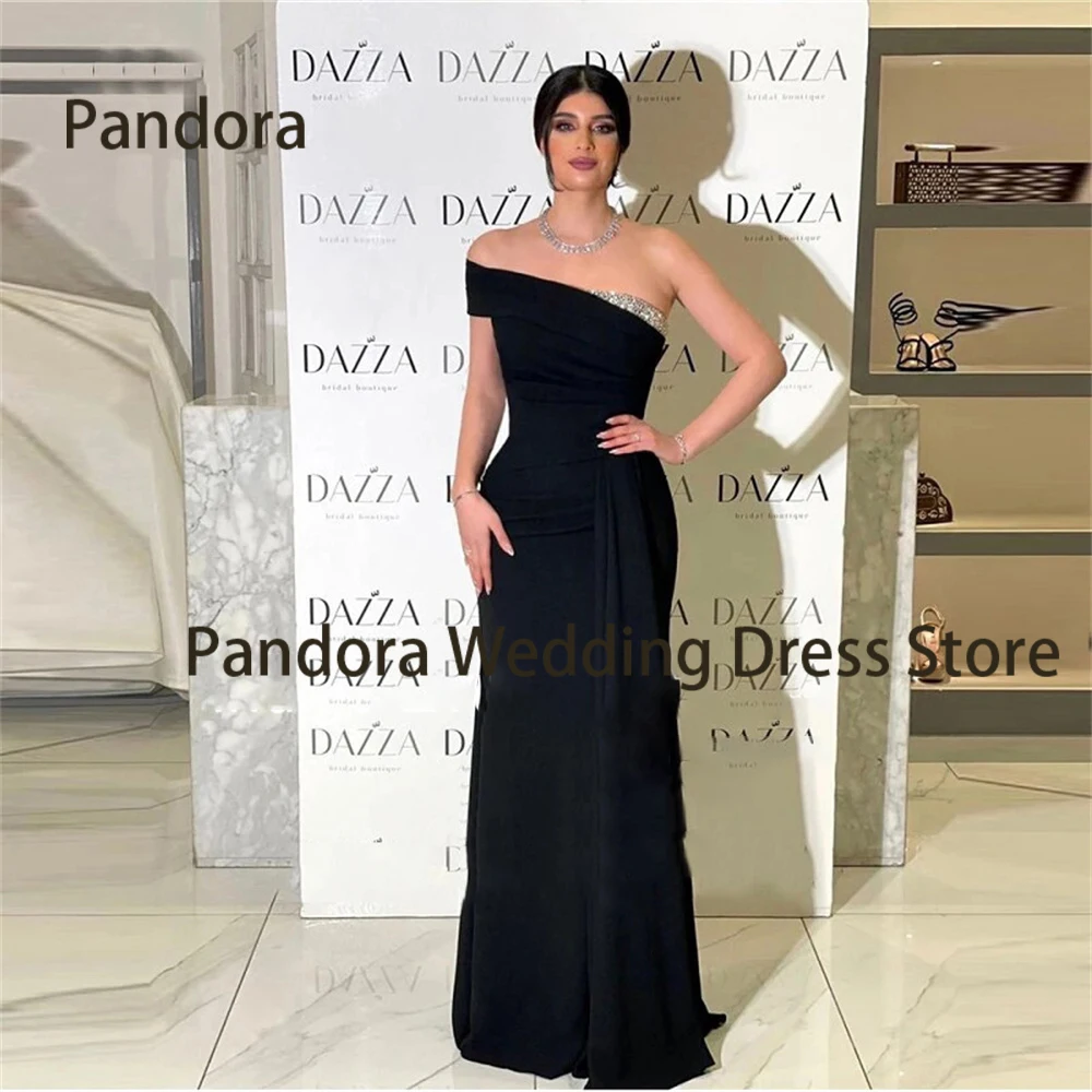 Pandora Sexy formal Occasion Evening dress floor-length one-shoulder Mermaid Crystal Saudi women's wedding birthday party gown
Pandora Sexy formal Occasion Evening dress floor-length one-shoulder Mermaid Crystal Saudi women's wedding birthday party gown