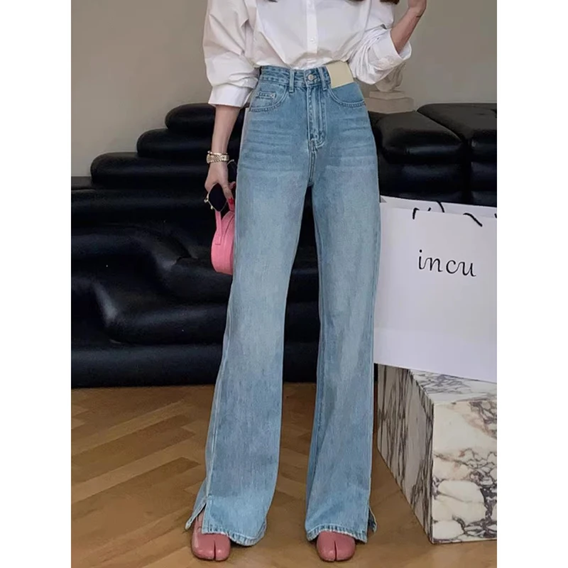 PBAP Distressed Slit Baggy Jeans Vintage Whiskers Pockets High Waist Loose Straight Wide Leg Pants Trendy Casual Woman Clothes
PBAP Distressed Slit Baggy Jeans Vintage Whiskers Pockets High Waist Loose Straight Wide Leg Pants Trendy Casual Woman Clothes