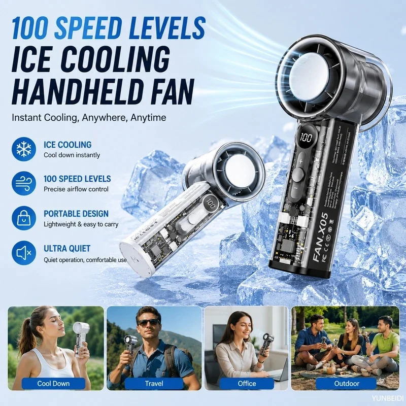 Turbo Fan Usb Rechargeable Foldable Hand Held With LED Display 5 Speed Adjustable Mini Portable Fan
Turbo Fan Usb Rechargeable Foldable Hand Held With LED Display 5 Speed Adjustable Mini Portable Fan