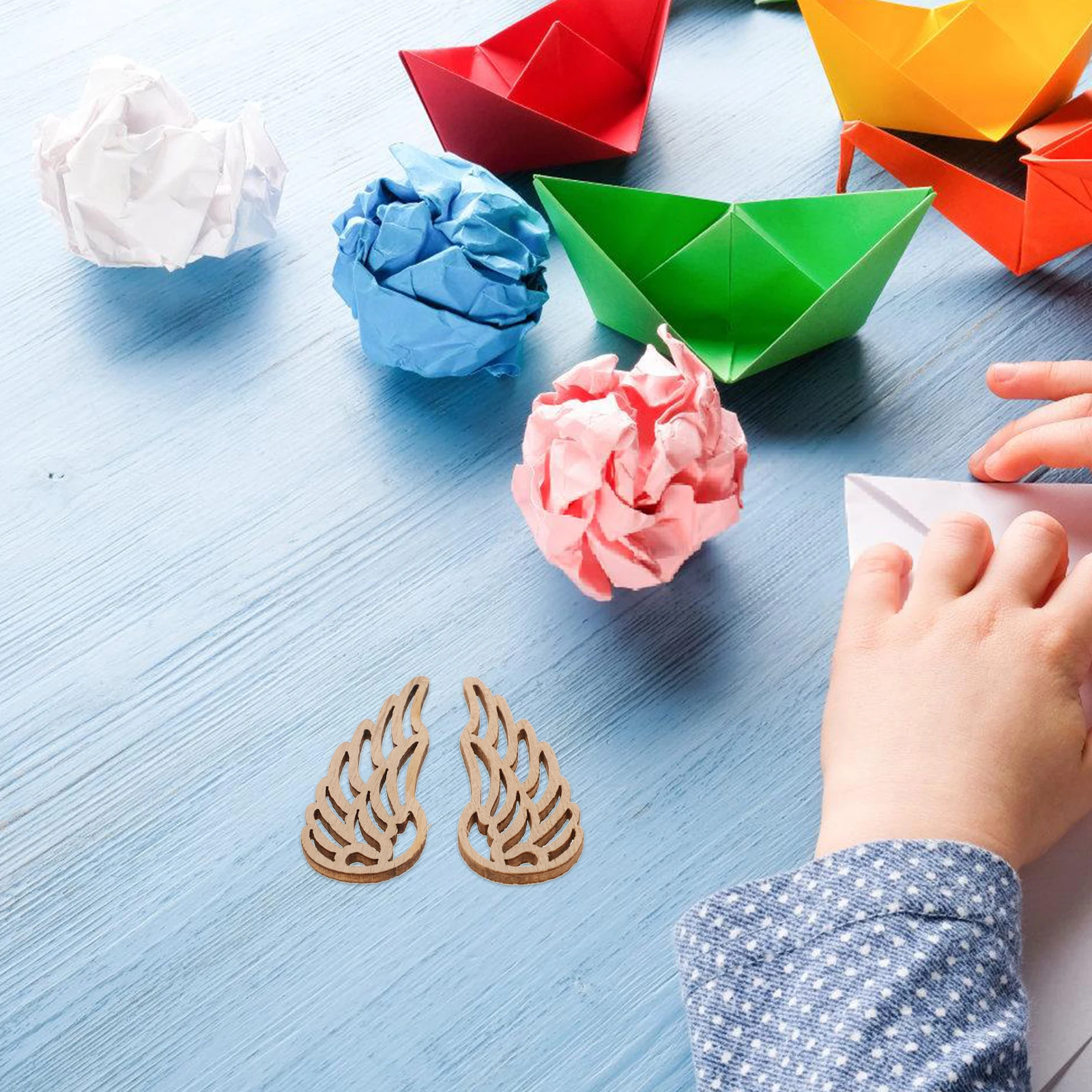 50 Pcs Log Color Wood Slices Diy Tree Ornaments Bookmark Charms Angel Wing Cutouts
50 Pcs Log Color Wood Slices Diy Tree Ornaments Bookmark Charms Angel Wing Cutouts