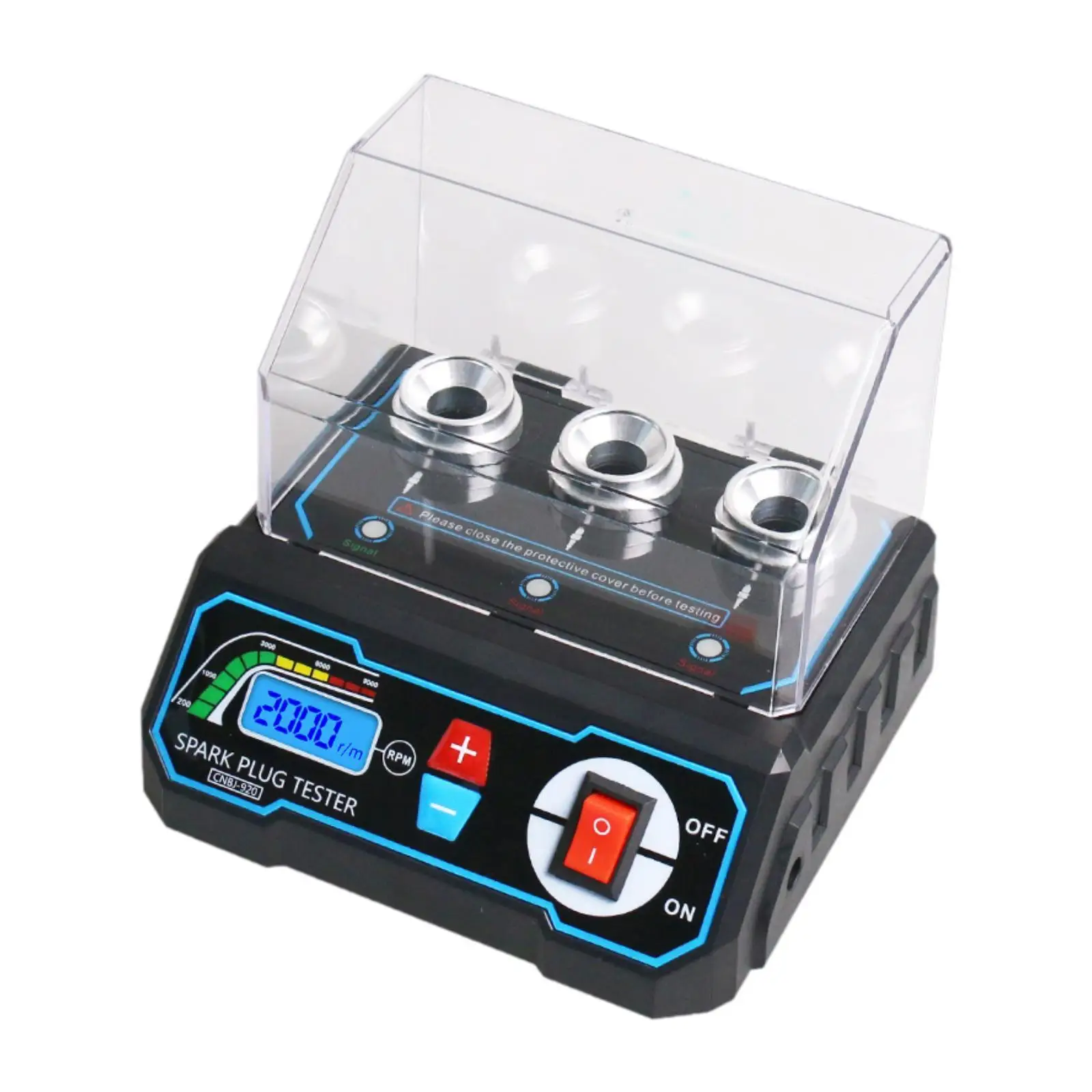 Тестер свечей зажигания, 3-отверстий, портативный, стабильный, универсальный автомобильный тестер свечей зажигания
Тестер свечей зажигания, 3-отверстий, портативный, стабильный, универсальный автомобильный тестер свечей зажигания