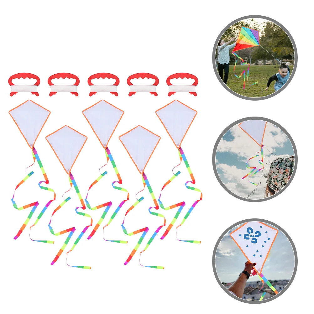 5 Sets DIY Kite Blank Kids Toddlers 30m Line Board Mini Handmade Paintable Craft Decoration Flying Project
5 Sets DIY Kite Blank Kids Toddlers 30m Line Board Mini Handmade Paintable Craft Decoration Flying Project