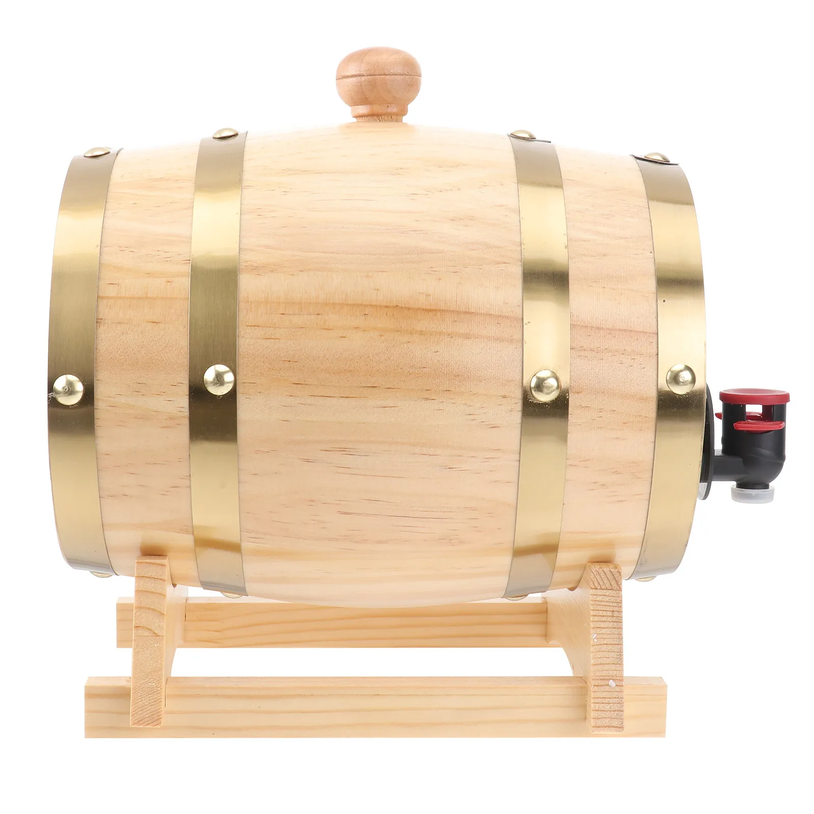 1Pcs Wooden Red Wine Barrel Set with Stand Bung Spigot for Home Bar Counter Decor Beer Wine Storage Dispenser Eco Friendly
1Pcs Wooden Red Wine Barrel Set with Stand Bung Spigot for Home Bar Counter Decor Beer Wine Storage Dispenser Eco Friendly