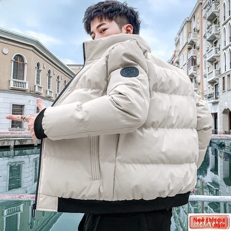 Red Tiger Head down Jaet Winter Warm Casual Stand Collar Men's Cotton Coat Thiened Loose Fit No Brand Knot
Red Tiger Head down Jaet Winter Warm Casual Stand Collar Men's Cotton Coat Thiened Loose Fit No Brand Knot