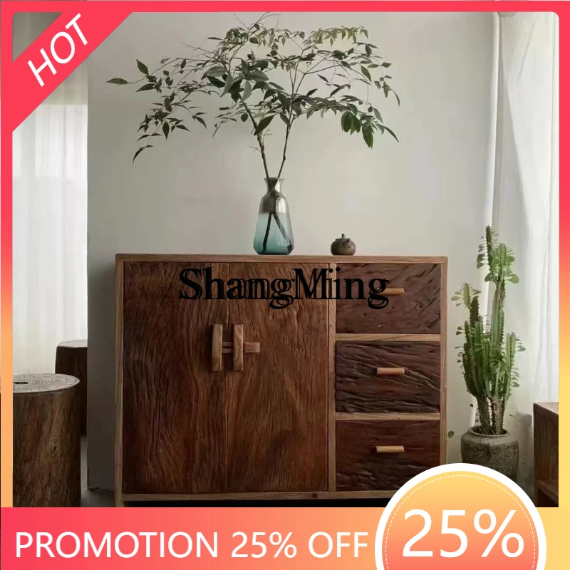 SM elm dining side locker living room porch drawer solid wood retro furniture double door chest cabinet
SM elm dining side locker living room porch drawer solid wood retro furniture double door chest cabinet