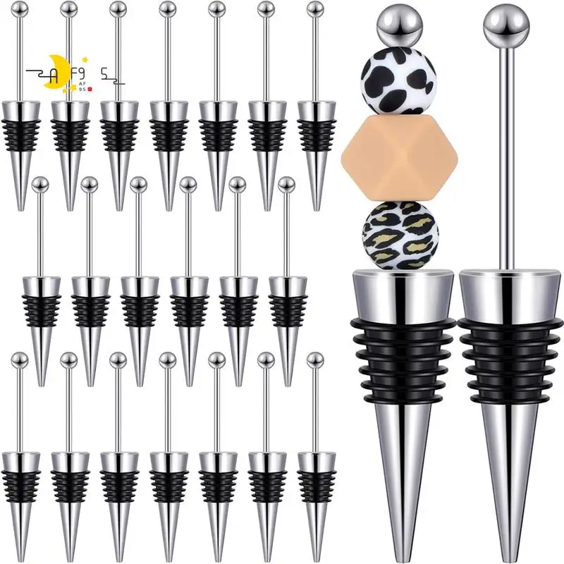 AF95-20Pcs Beaded Wine Stoppers For Wine Bottle Decoration Beaded Wine Stoppers Reusable Alloy Wine Keepers For Beverage Gift Du
AF95-20Pcs Beaded Wine Stoppers For Wine Bottle Decoration Beaded Wine Stoppers Reusable Alloy Wine Keepers For Beverage Gift Du