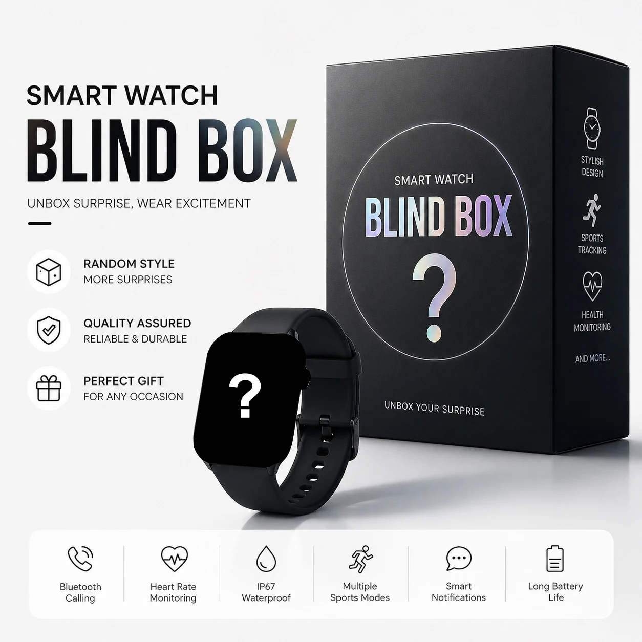 New 2026 Electronic Mystery Surprise Box, Tech Gadgets & Smart Accessories, Creative Unboxing Fun for All Ages, Perfect Gift
New 2026 Electronic Mystery Surprise Box, Tech Gadgets & Smart Accessories, Creative Unboxing Fun for All Ages, Perfect Gift