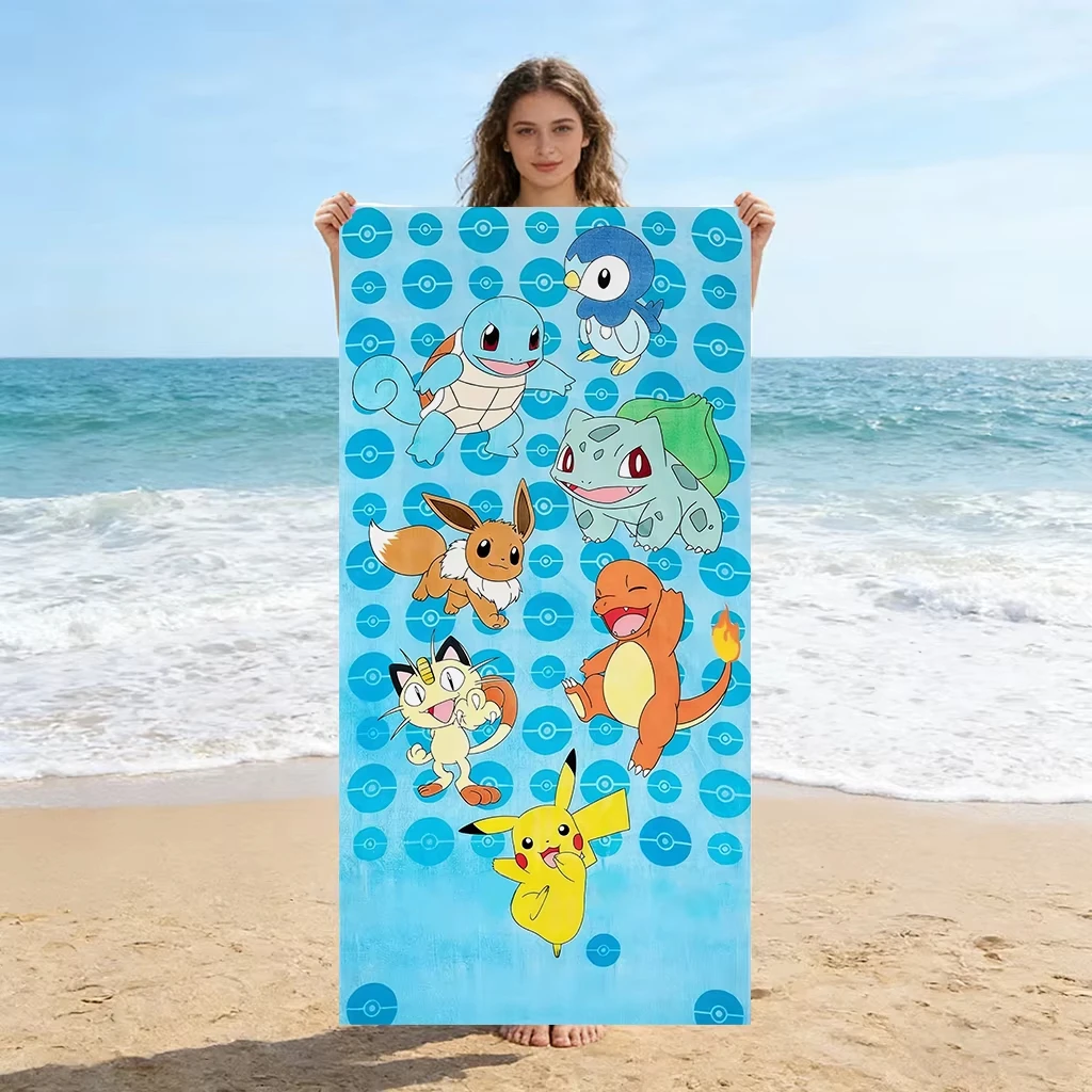 1pc Pokemon Illustration Beach Towel, Quick Dry Soft Towel, Multipurpose for Travel, Sports, Yoga, Pool, Home, Holiday Gift
1pc Pokemon Illustration Beach Towel, Quick Dry Soft Towel, Multipurpose for Travel, Sports, Yoga, Pool, Home, Holiday Gift