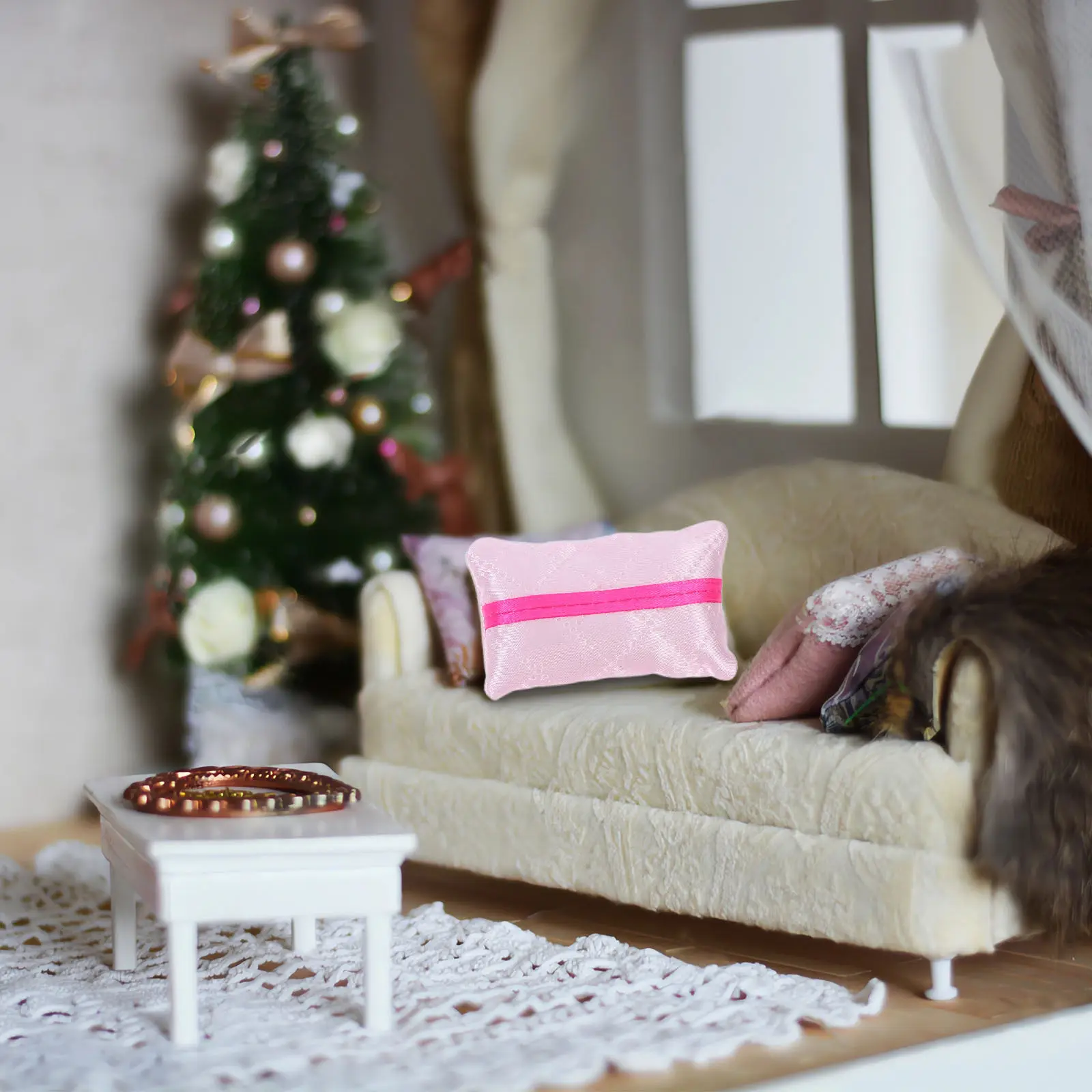 1Set Cotton Fabric Miniature Bedding Set 17Cm Bunk Bed Sheets Pillows Blankets Cozy Dollhouse Bedroom Accessories
1Set Cotton Fabric Miniature Bedding Set 17Cm Bunk Bed Sheets Pillows Blankets Cozy Dollhouse Bedroom Accessories