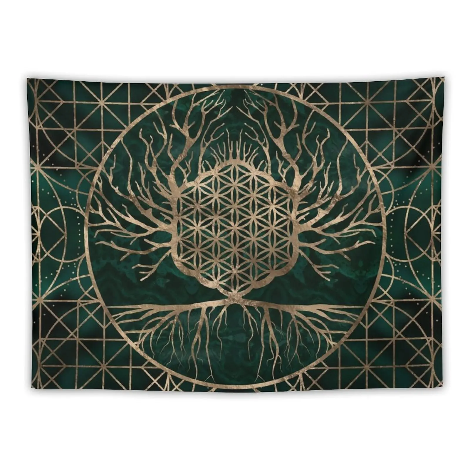 Flower of Life in Tree of life Malachine and Gold Tapestry Decor Home Room Decoration Korean Style Japanese Room Decor Tapestry
Flower of Life in Tree of life Malachine and Gold Tapestry Decor Home Room Decoration Korean Style Japanese Room Decor Tapestry