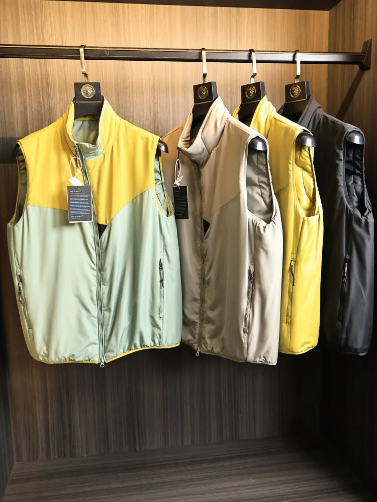 Lightweight P Cotton Outdoor Men's Vest Jaet Thiened Stand Collar Waterproof Autumn Winter Faion Urban Sle Zipper ket
Lightweight P Cotton Outdoor Men's Vest Jaet Thiened Stand Collar Waterproof Autumn Winter Faion Urban Sle Zipper ket