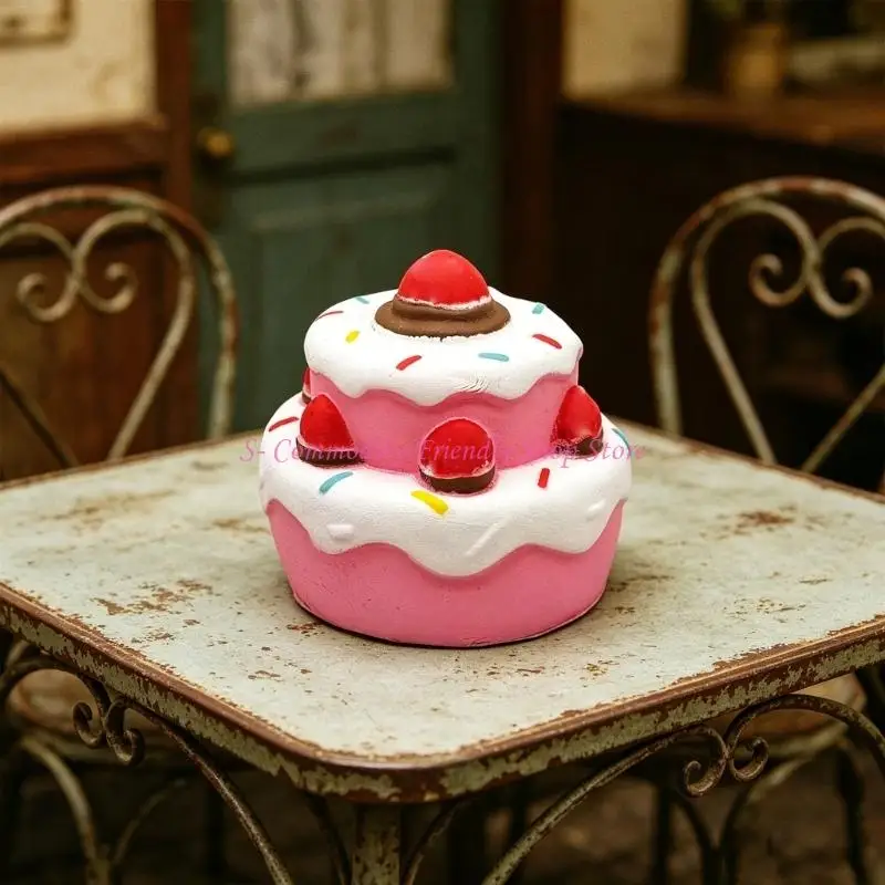 85AE Fun Double Layer Strawberry Cake Stress Ball Stretchy And Slow Rising Pinch Toy
85AE Fun Double Layer Strawberry Cake Stress Ball Stretchy And Slow Rising Pinch Toy