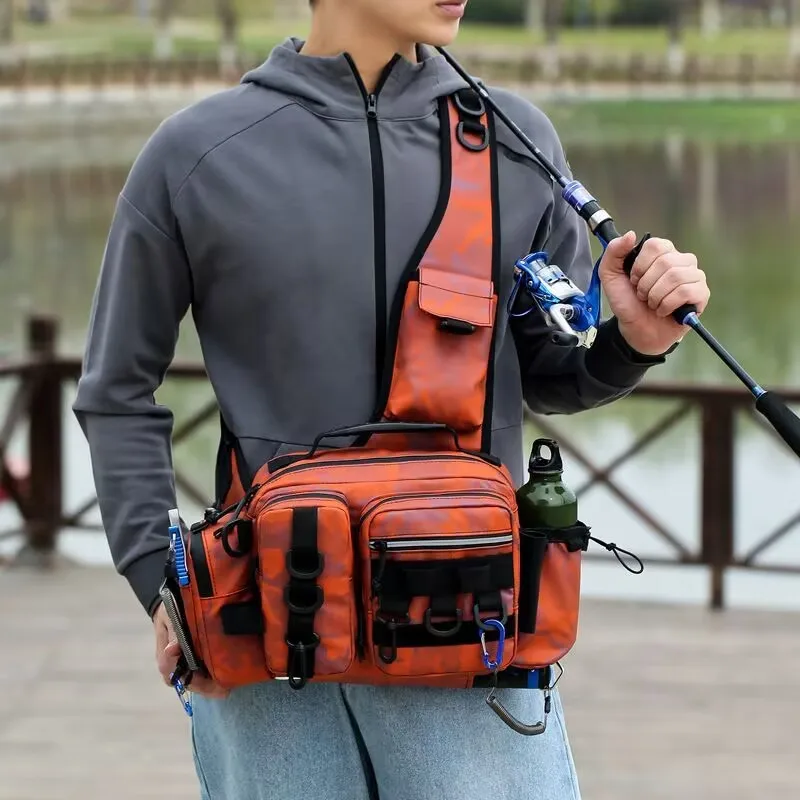 Fishing Tackle Backpack Lure Box Gear Storage Bag Fanny Pack for Men Fly Fishing Backpack with Rod Holder Sling Shoulder Bag
Fishing Tackle Backpack Lure Box Gear Storage Bag Fanny Pack for Men Fly Fishing Backpack with Rod Holder Sling Shoulder Bag