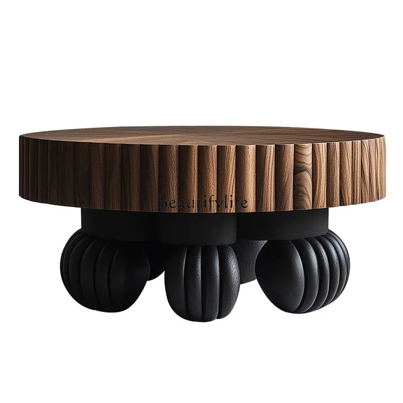 Medieval pure solid wood art coffee table creative personality practical coffee table
Medieval pure solid wood art coffee table creative personality practical coffee table