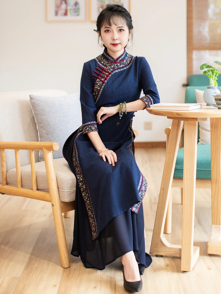 Ele Casual Sle Chinese Dr Women's Bodycon Long Sve Cotton Spring Faion Ethnic Sle Online Exclusive
Ele Casual Sle Chinese Dr Women's Bodycon Long Sve Cotton Spring Faion Ethnic Sle Online Exclusive