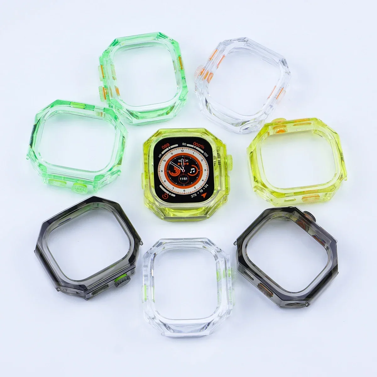 Transparent Soft Silicone Case for Apple Watch Ultra 2 49mm TPU Protector Case Cover for IWatch Series Ultra 2 Watch Accessories
Transparent Soft Silicone Case for Apple Watch Ultra 2 49mm TPU Protector Case Cover for IWatch Series Ultra 2 Watch Accessories