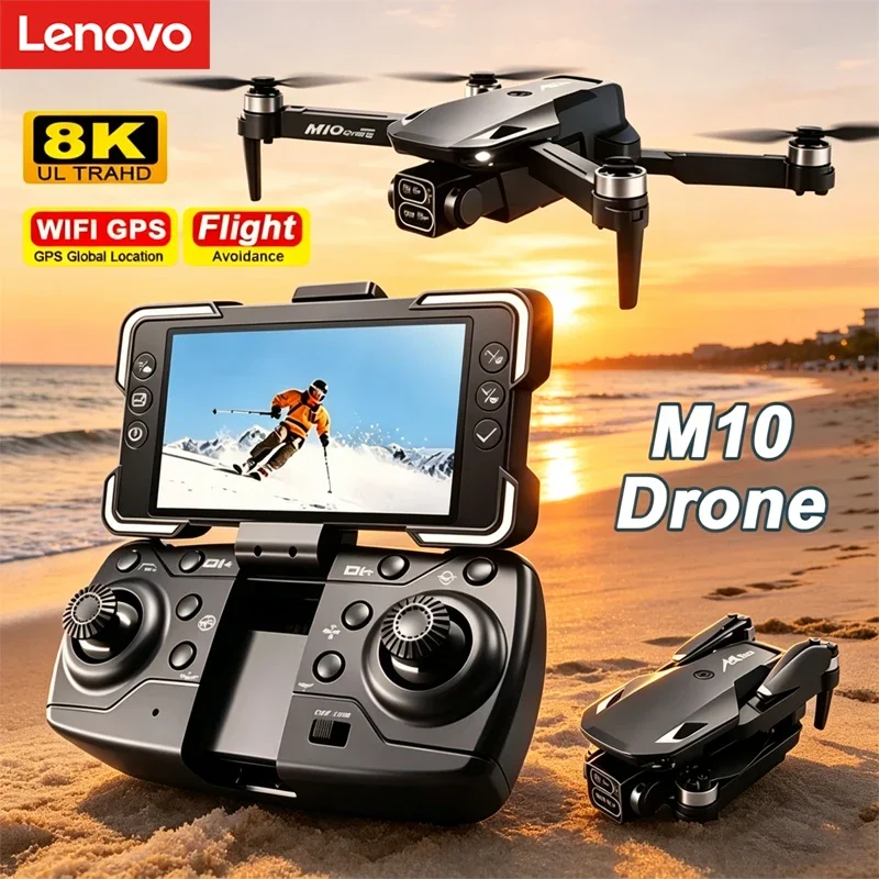 Lenovo M10 Rc 4K Drone 8K Profesional HD Dual Camera With Screen FPV WIFI Brushless Motor Obstacle Avoidance Quadcopter Toys
Lenovo M10 Rc 4K Drone 8K Profesional HD Dual Camera With Screen FPV WIFI Brushless Motor Obstacle Avoidance Quadcopter Toys