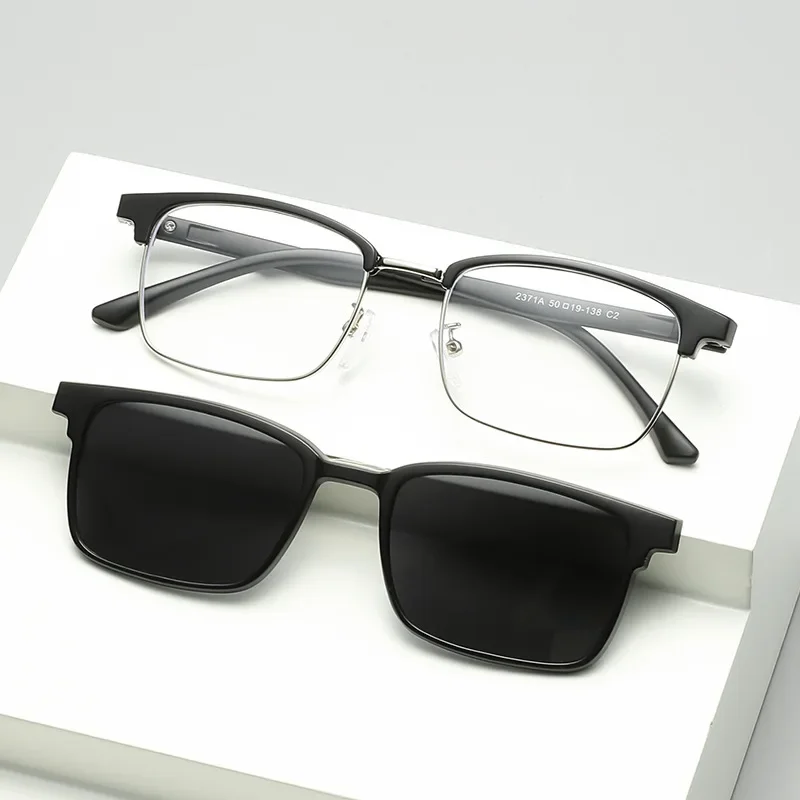 KIZN Clip Magnet Square Myopia 6 In 1 Business Men Women Clip Magnet Glasses Polarized Sunglasses Custom Optical Eyewear -0.5 to
KIZN Clip Magnet Square Myopia 6 In 1 Business Men Women Clip Magnet Glasses Polarized Sunglasses Custom Optical Eyewear -0.5 to
