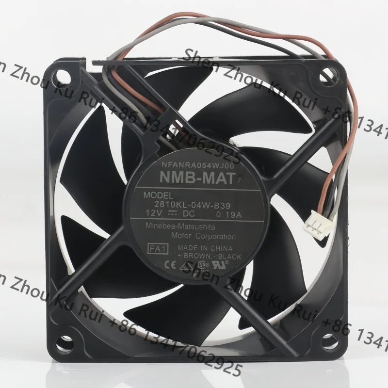 70X70X25MM Original NMB DC 12V 0.19A AC EC 7CM Double ball bearing Projector 7025 3-wire 2810KL-04W-B39 cooling fan
70X70X25MM Original NMB DC 12V 0.19A AC EC 7CM Double ball bearing Projector 7025 3-wire 2810KL-04W-B39 cooling fan