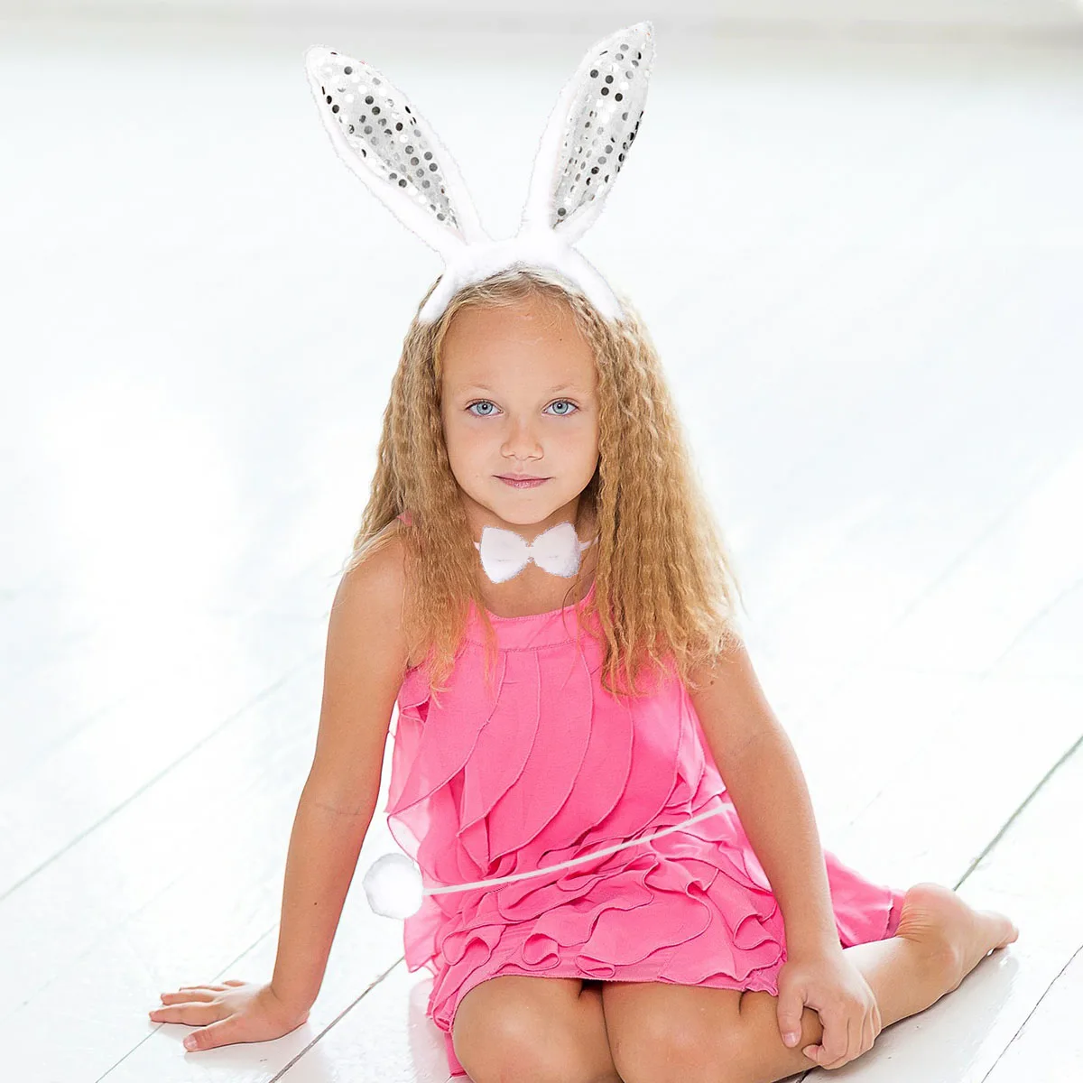 3pcs Bow Tie Tail Headband Set For Kids Girls Party Costume Cosplay Festival (Silver) Lightweight Soft Material Adorable
3pcs Bow Tie Tail Headband Set For Kids Girls Party Costume Cosplay Festival (Silver) Lightweight Soft Material Adorable