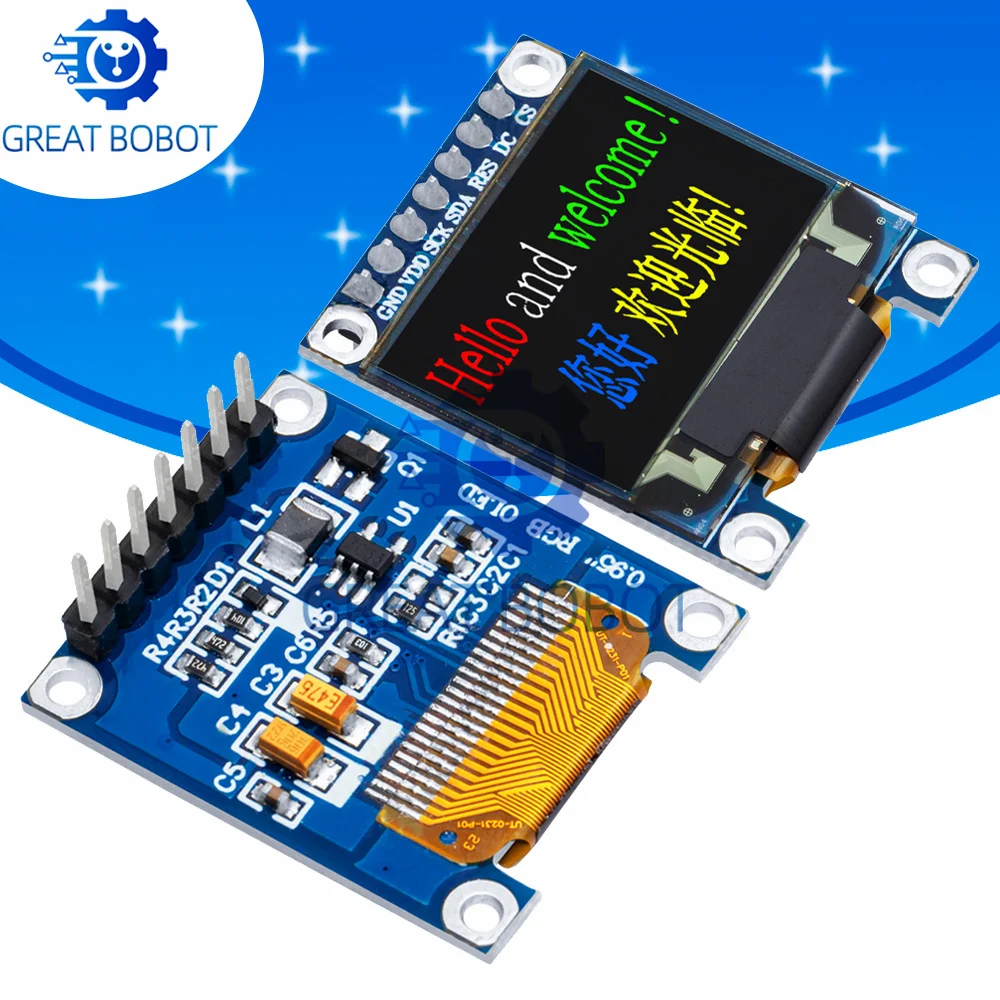 BS 1PCS 0.95 inch full color OLED Display module with 96x64 Resolution SPI Parallel Interface SSD1331 Controller 7PIN with case
BS 1PCS 0.95 inch full color OLED Display module with 96x64 Resolution SPI Parallel Interface SSD1331 Controller 7PIN with case
