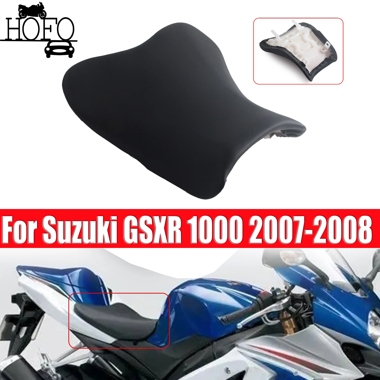 Motorcycle Front Rider Driver Seat Saddle For Suzuki GSXR 1000 2007-2008
Motorcycle Front Rider Driver Seat Saddle For Suzuki GSXR 1000 2007-2008