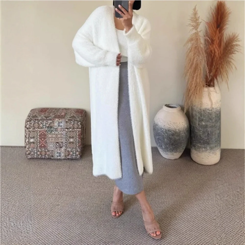 Уютный женский кардиган средней длины для повседневной носки, осенний, с бантом, с воротником-стойкой, плюшевый, в стиле атлетический кэжуал, в стиле Харадзюку, облегающий, однотонный, с узлом, винтажный
Уютный женский кардиган средней длины для повседневной носки, осенний, с бантом, с воротником-стойкой, плюшевый, в стиле атлетический кэжуал, в стиле Харадзюку, облегающий, однотонный, с узлом, винтажный