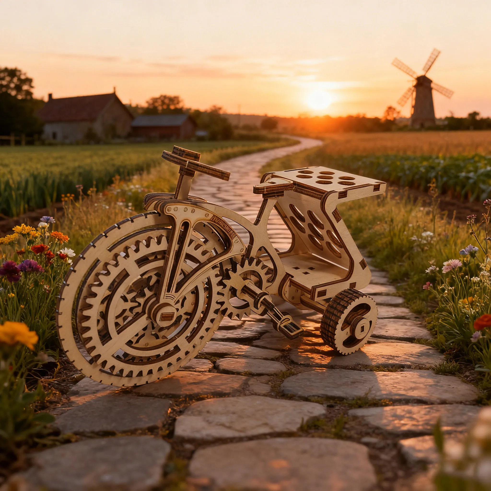 3D Puzzle Wooden Tricycle Model DIY Construction Kit Educational Wooden Building Blocks Birthday Gift Holiday Gift
3D Puzzle Wooden Tricycle Model DIY Construction Kit Educational Wooden Building Blocks Birthday Gift Holiday Gift