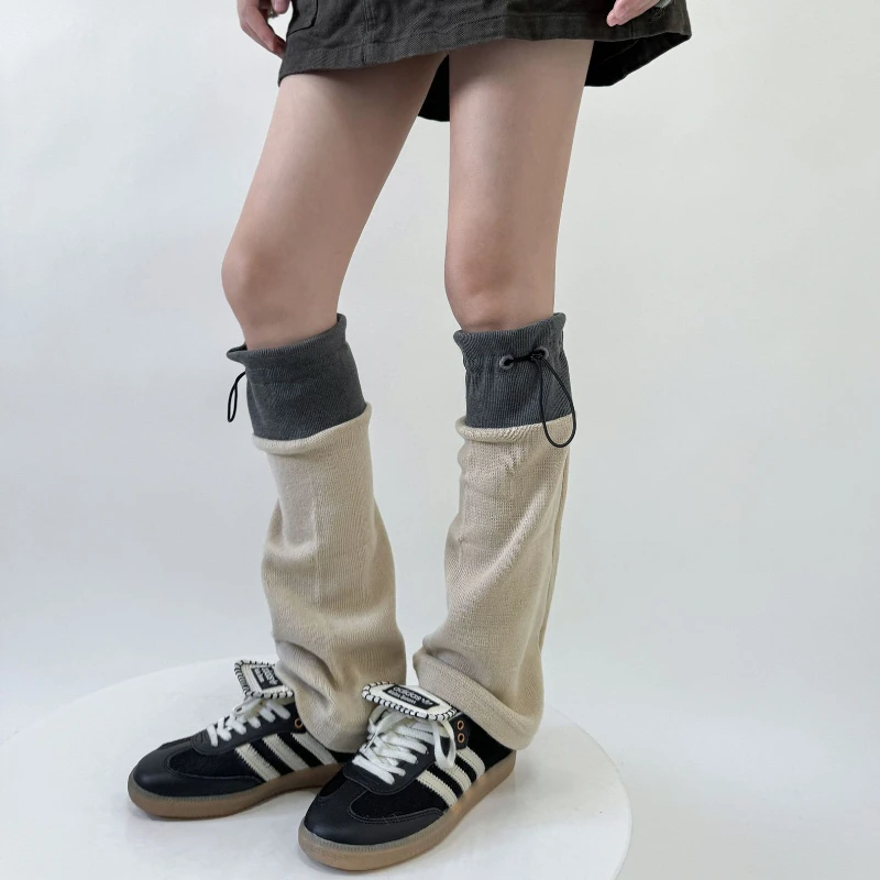 Y2k Girls Leg Warmers Color Matching Adjustable Drawstring Knee Socks Stockings Autumn and Winter Vintage Foot Cover Leg Warmers
Y2k Girls Leg Warmers Color Matching Adjustable Drawstring Knee Socks Stockings Autumn and Winter Vintage Foot Cover Leg Warmers